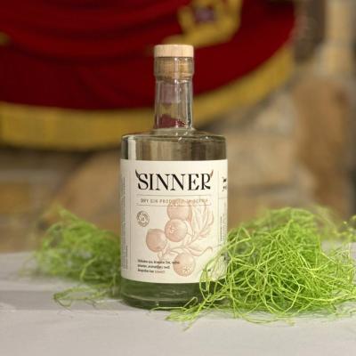 Sinner Dry Gin, Джин, Сербия 50мл/450₽